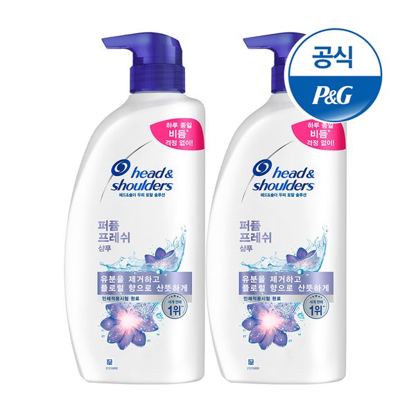 헤드앤숄더 퍼퓸프레쉬 샴푸 800ml (2개)_이미지