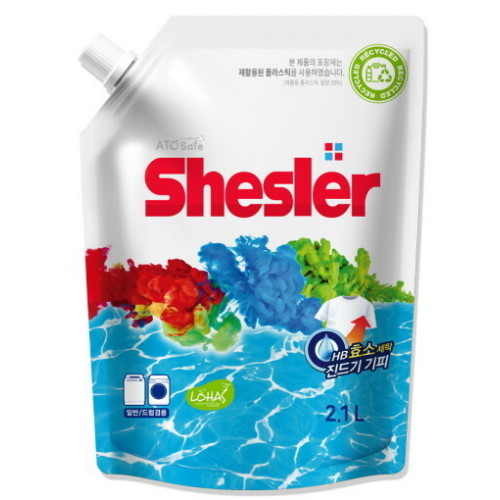 쉬슬러 액체세제 에이프릴 리필 2.1L (3개)_이미지
