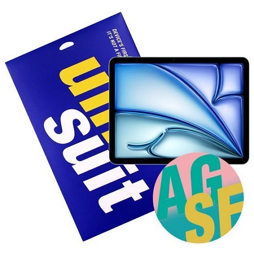 모이다 유니슈트 iPad Air 13 M2 지문방지 저반사 액정+후면 서피스 보호필름 (액정 2매+후면 2매)