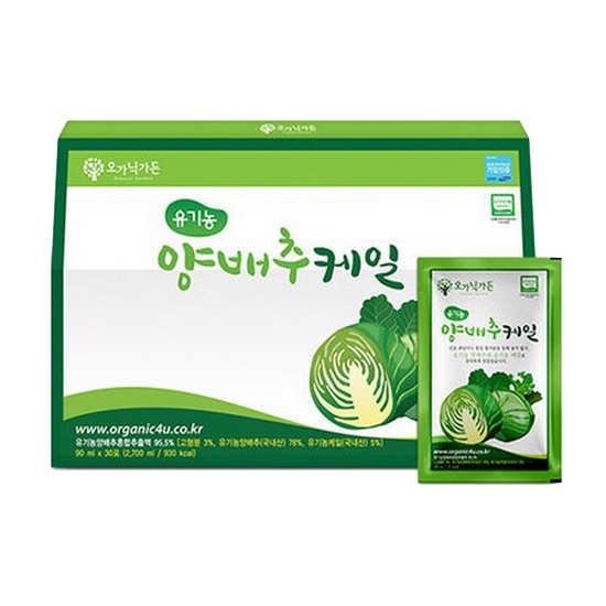 네이처가든 오가닉가든 유기농 양배추케일 90ml 30포 (1개)_이미지