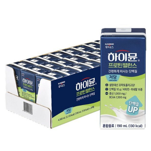 일동후디스 하이뮨 프로틴밸런스 저당 190ml (24개)_이미지