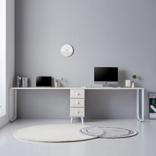 파로마 이즈 줄리아 트윈 서랍 책상 (2400x570)_이미지