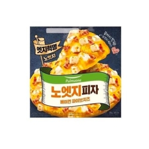 풀무원 노엣지 피자 베이컨 파이브치즈 376g 1개_이미지