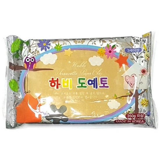 국내산도예토/아름도예토/안전필도예토 /지점토/하비클레이/점토찰흙/도자기만드는흙/문구티쳐