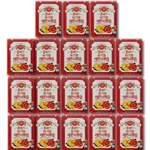 홀푸드코리아 홀베리 유기농 레몬자몽즙 20g 14포 (18개)_이미지