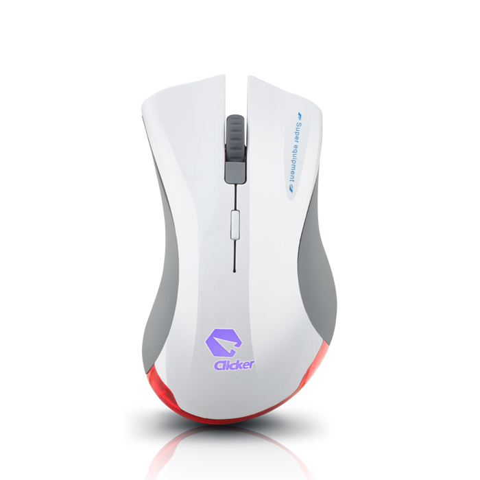 지클릭커 Clicker GM1 인체공학 게이밍 마우스 (화이트)_이미지