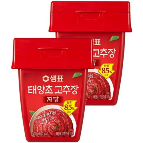 샘표 저당 태양초 고추장 500g (2개)_이미지