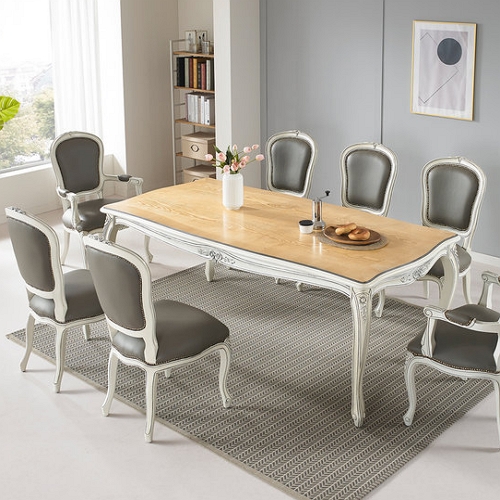 벤티스가구 에린 엔틱 원목 식탁 1400