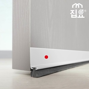 집요닷컴 문풍지 문 바람막이 외풍차단 집요 5중L틈막이 방문 현관문 흰색 95cm_이미지