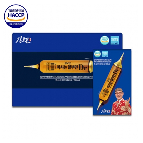 엔에이치바이오 김오곤 마시는 알부민 Dr 15ml 30포 (1개)
