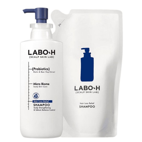 라보에이치 두피강화 노세범 샴푸 400ml+리필 400ml (1개)_이미지