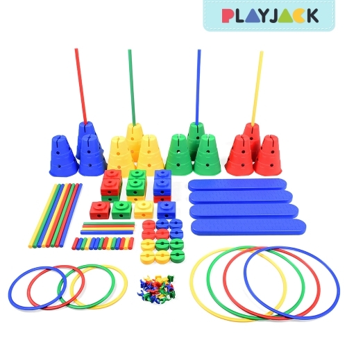 플레이잭 플레이잭 멀티짐 시스템 100PCS 체육/운동/활동_이미지