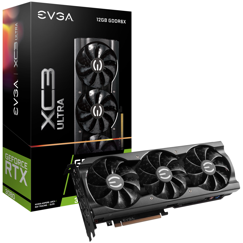 EVGA 지포스 RTX 3080 XC3 ULTRA GAMING D6X 12GB LHR_이미지