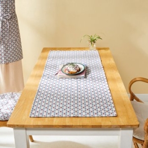L 하트 체크 테이블러너 40 x 120cm