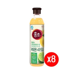 청정원 홍초 레몬&라임 900ml (8개)_이미지
