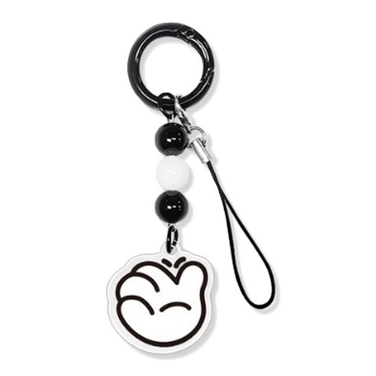 핸드메이드 구슬키링 댕댕이 가위바위보 키링 (빠)