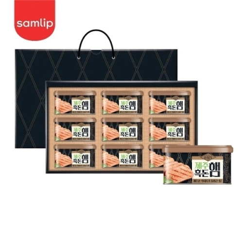 SPC삼립 그릭슈바인 제주흑돈햄 선물세트 (5개)