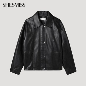 인동에프엔 쉬즈미스 여성 레더 카라 점퍼 SWWJPP11020_이미지