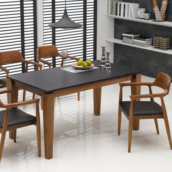 로드퍼니처 밀라노 화산석 식탁 1800