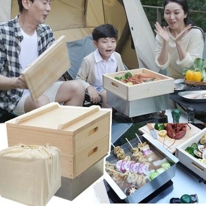 [불명] 내린 편백나무 찜기 3단