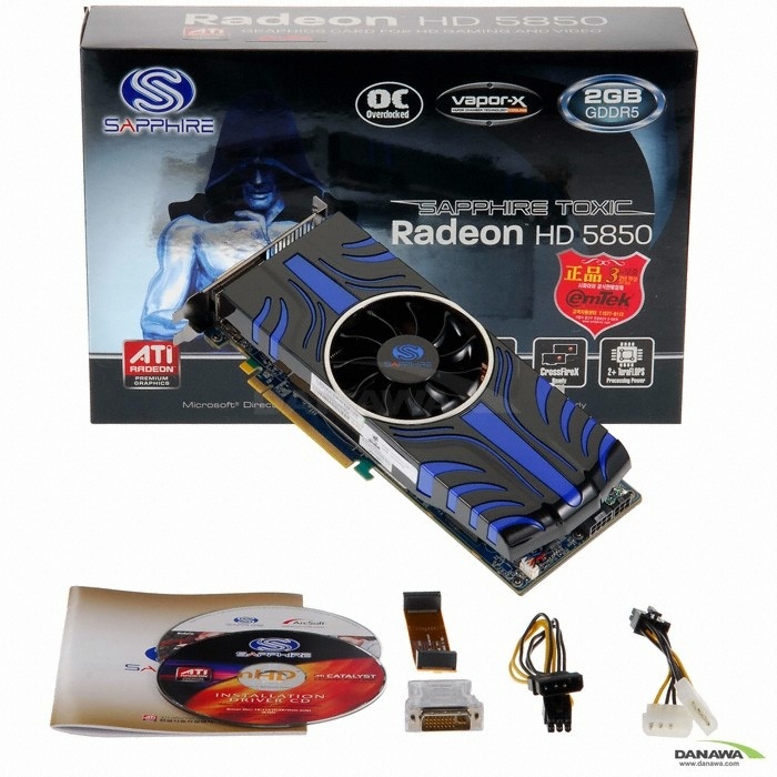 SAPPHIRE 라데온 HD 5850 Toxic O.C D5 2GB Vapor-X_이미지