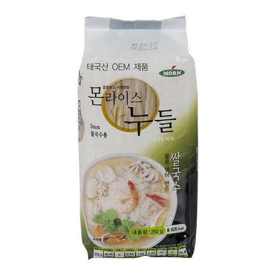 엠앤에프 몬(MORN) 라이스 누들 3mm 250g이미지입니다. 누르면 해당 게시물로 새창이동합니다.