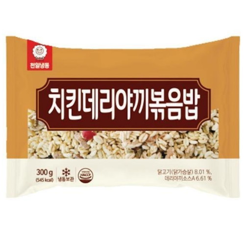 천일식품 천일냉동 치킨 데리야끼 볶음밥 300g (10개)