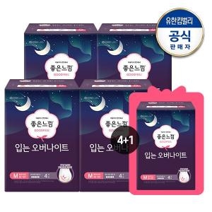 입는 오버나이트 중형 4개