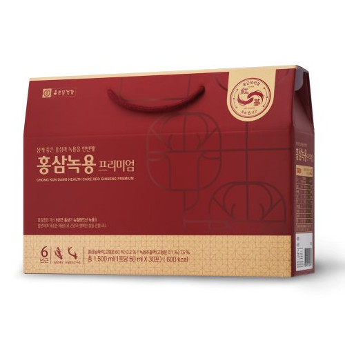 종근당건강 홍삼녹용 프리미엄 50ml 30포 (3개)_이미지