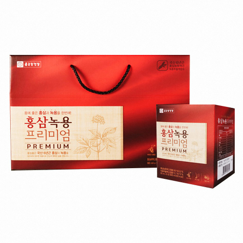 종근당건강 홍삼녹용 프리미엄 50ml 30포 (3개)_이미지