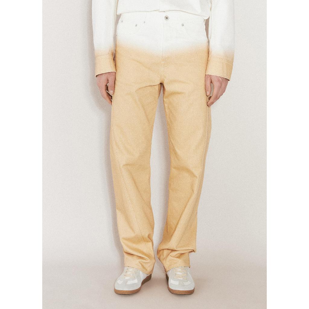 랑방 남성 그라데이션 효과 트위스트 진 lnv0156002ora_이미지