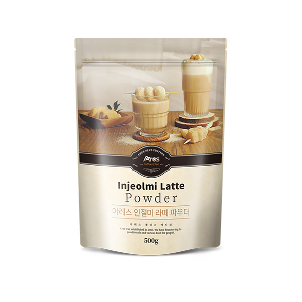 아레스 인절미 라떼 파우더 500g