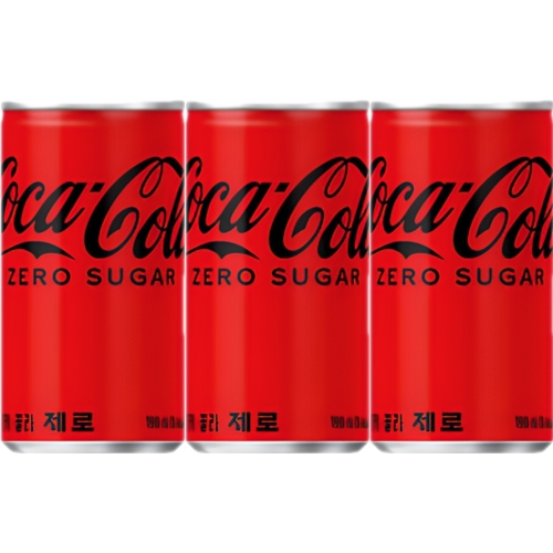 코카콜라음료 코카콜라 제로 190ml (24개)_이미지