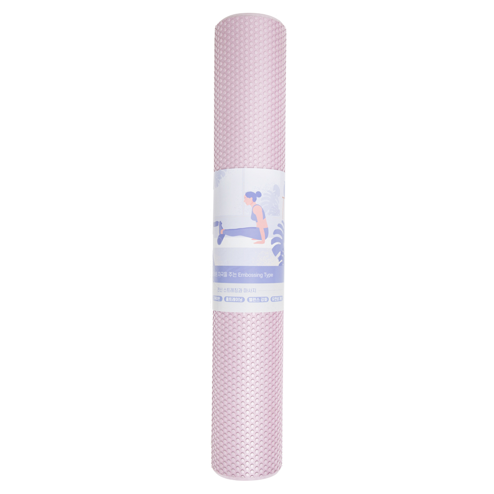 쿠팡 코멧 EVA 엠보 폼롤러 라벤더 (90cm)