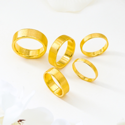 한국귀금속보석거래소 24K 순금 무광 평반지 1.875g (1개)_이미지