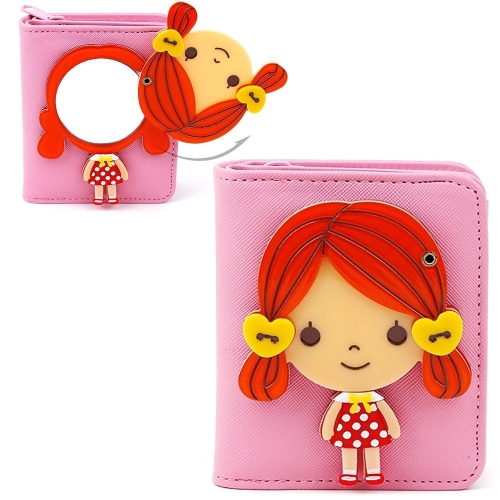 ma0861 모모프렌즈 쁘띠 거울지갑 여아 초등학생 반지갑 워니윙스