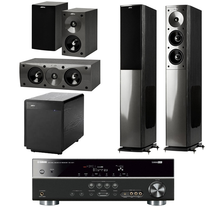 야모 S606 5.1채널 + 야마하 AV리시버 (RX-V371, SUB-250)_이미지