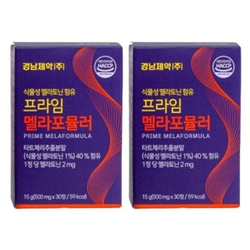 경남제약 프라임 멜라포뮬러 30정 (2개)