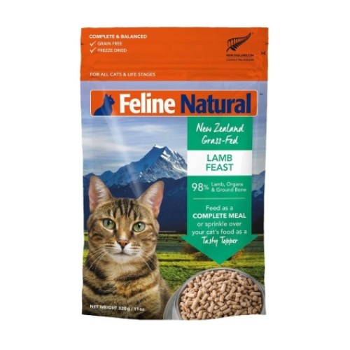 K9 캣 필라인 내추럴 동결건조 사료 램 피스트 320g (3개)_이미지