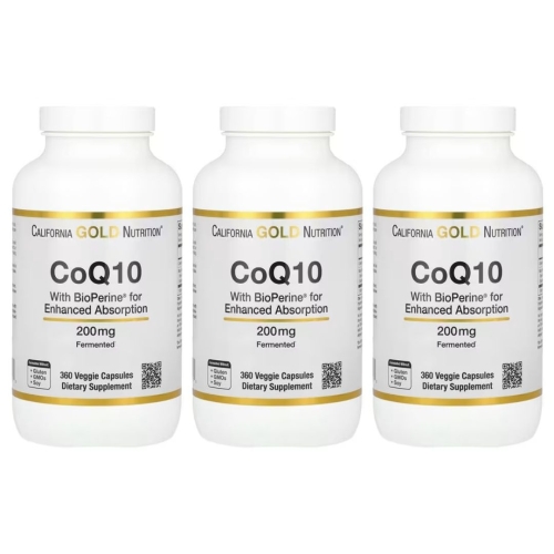 캘리포니아골드뉴트리션 CoQ10 200mg 360캡슐 (3개)_이미지