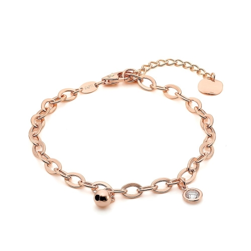 로이드 24K 할로우체인 딸랑이 팔찌 lwb17005g (1개)_이미지