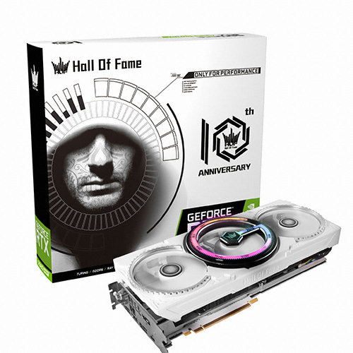 갤럭시 GALAX 지포스 RTX 2080 SUPER Hall Of Fame D6 8GB 10th Anniversary Edition_이미지