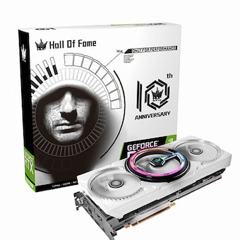 갤럭시 GALAX 지포스 RTX 2080 SUPER Hall Of Fame D6 8GB 10th Anniversary Edition