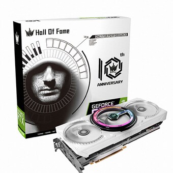 갤럭시 GALAX 지포스 RTX 2080 SUPER Hall Of Fame D6 8GB 10th Anniversary Edition