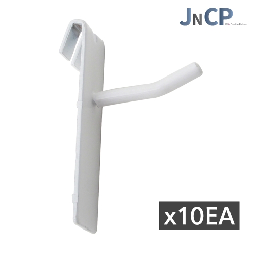 휀스망 일선후크 10EA 후크 고리 악세사리 걸이 진열 메쉬망 네트망 철망 1세트 화이트 2.5cm x10EA