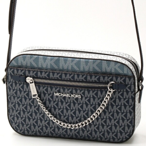 마이클코어스 젯셋 아이템 라지 EW 지퍼 체인 크로스바디 네이비 35F5STTC9V410_이미지