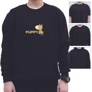 키밍 반려견 댕댕이 강아지 반티 커플티셔츠 돌촬영 W6716B1