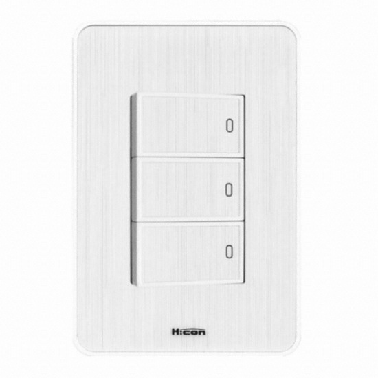 현대일렉트릭 하이콘 3구 1로 스위치 화이트