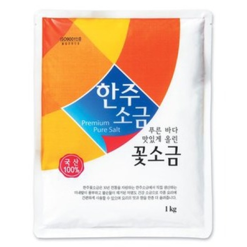 한주 꽃소금 1kg (1개)_이미지