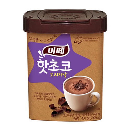 동서식품 미떼 핫초코 오리지날 캔 430g (1개)